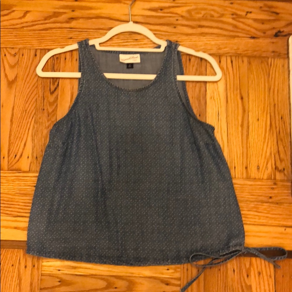 Denim top